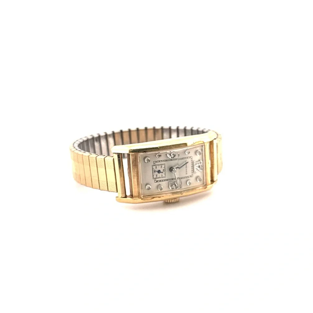 Longines 14K Gold Rectangular Watch - Picture 16 of 16